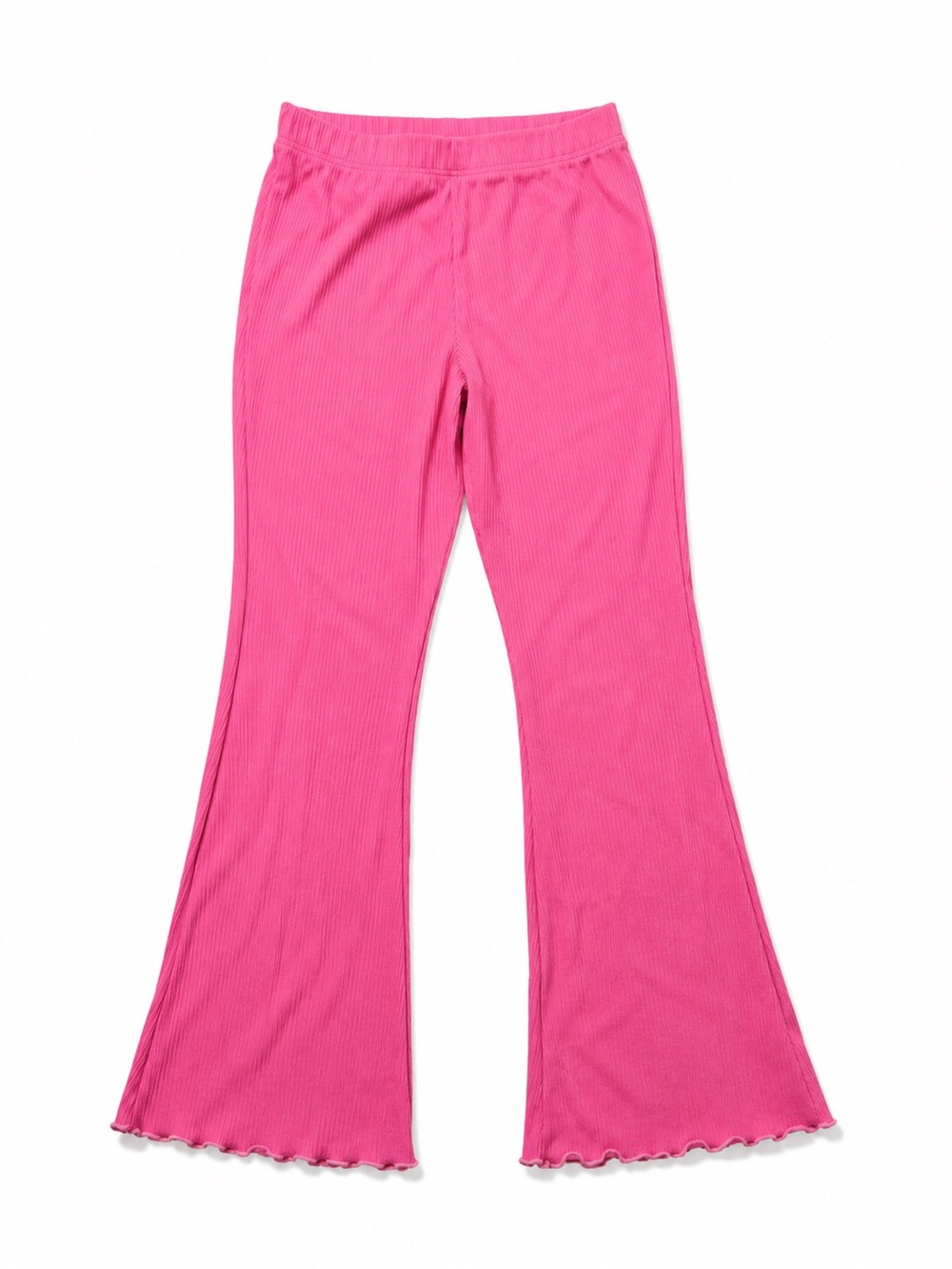 Wild Fable Pink Ribbed Flare Leggings | Women’s Large | Y2K Lounge Pants